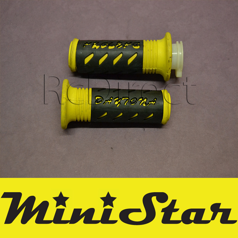 Handlegrip yellow for Pocket bike Minibike